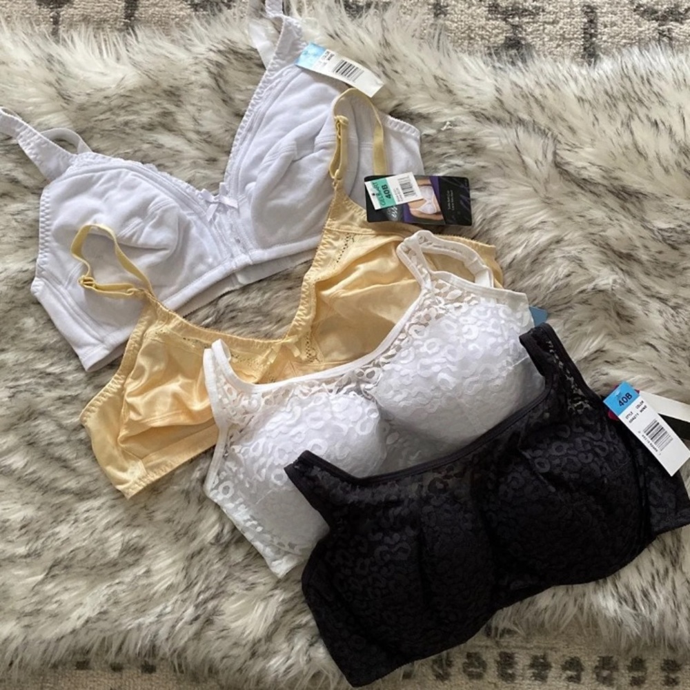 NWT 4 BODY NATURALS Bra Bundle